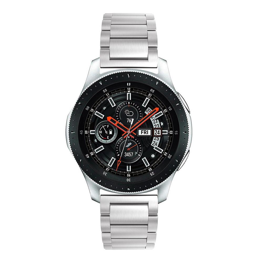 Samsung Galaxy Watch 46mm Armband aus Stahl Silber