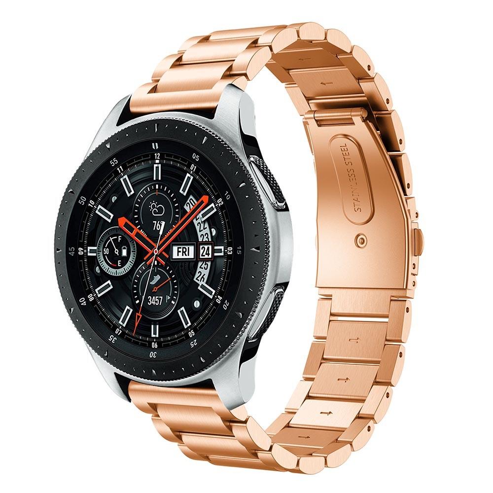 Samsung Galaxy Watch 46mm Armband aus Stahl Roségold