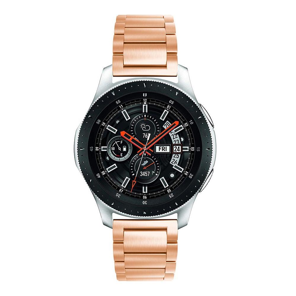 Samsung Galaxy Watch 46mm Armband aus Stahl Roségold