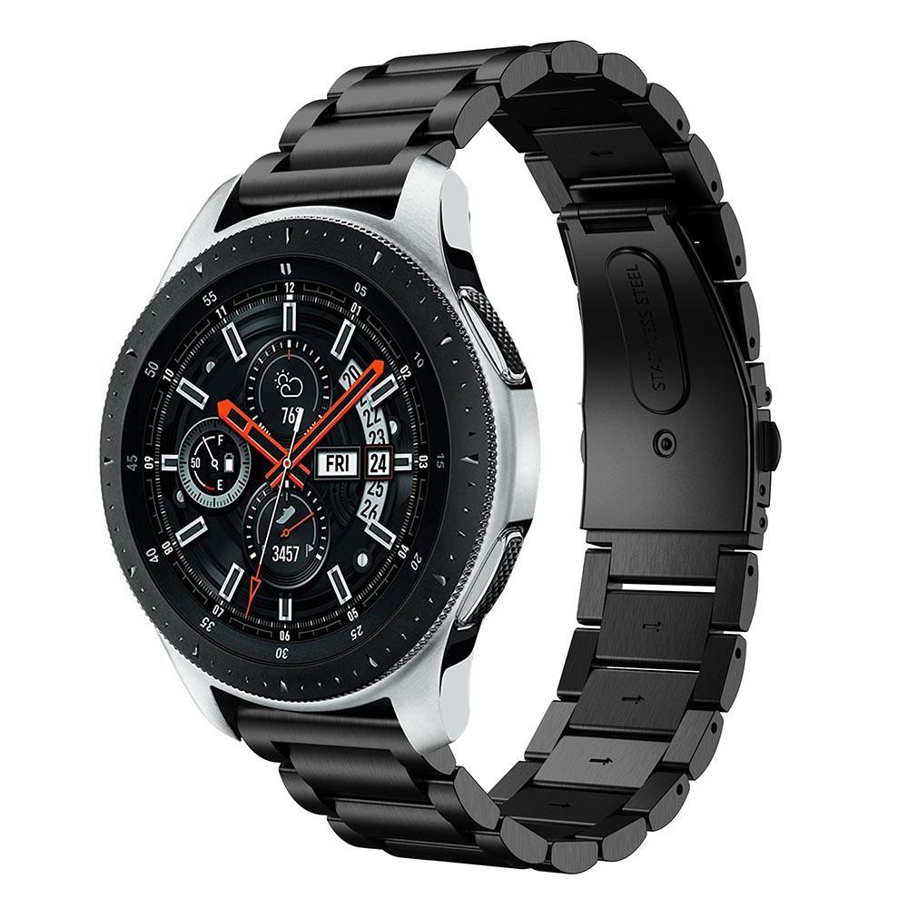 Samsung Galaxy Watch 46mm Armband aus Stahl Schwarz