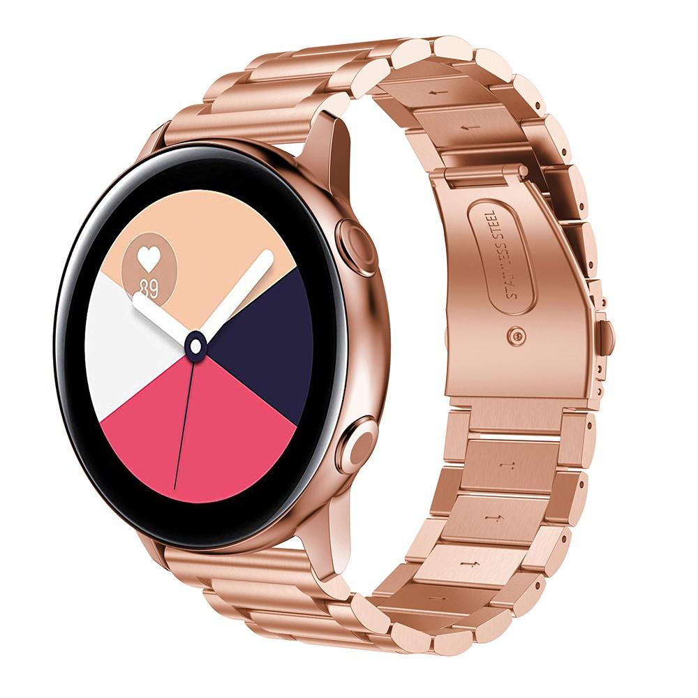 Samsung Galaxy Watch Active Armband aus Stahl Roségold