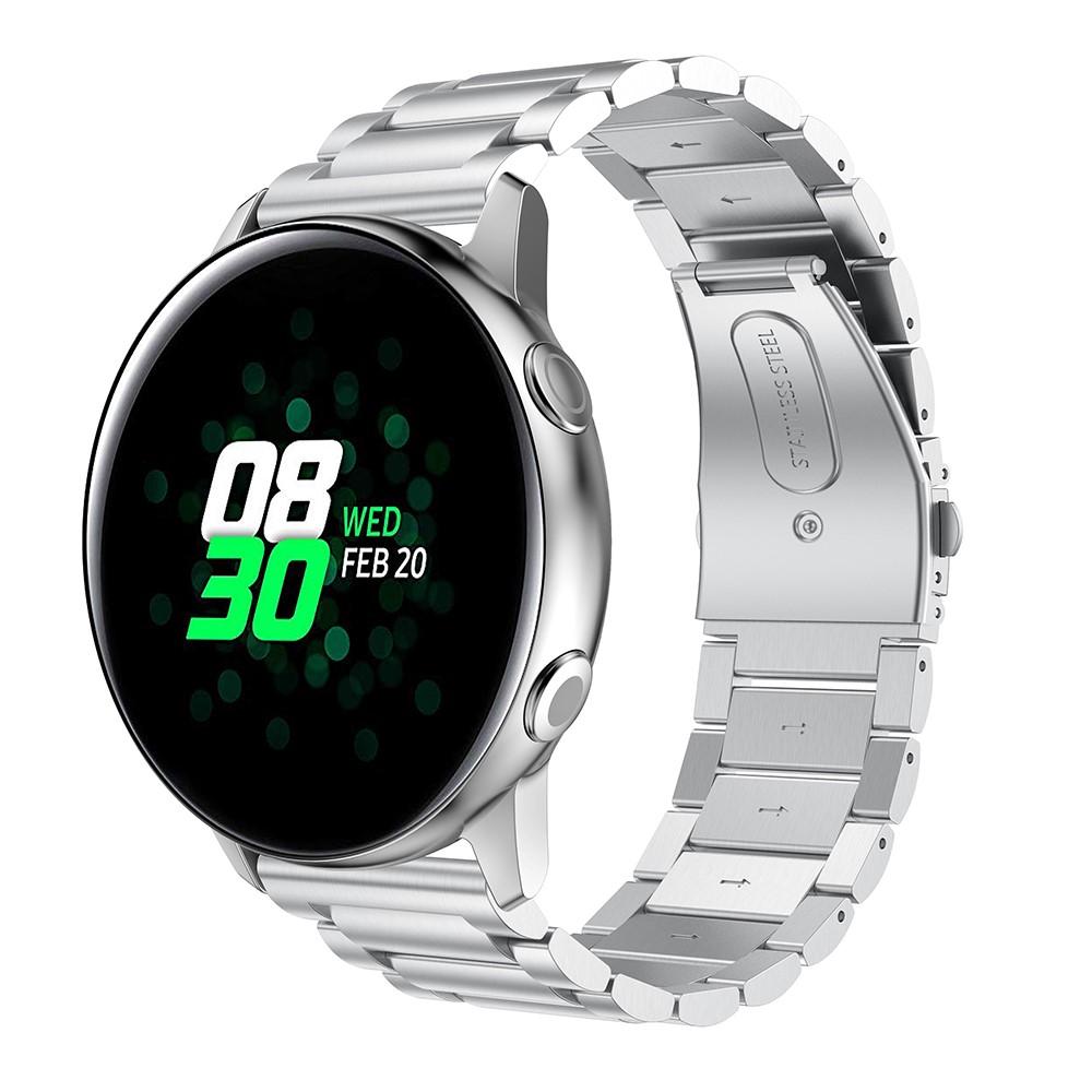 Samsung Galaxy Watch Active Armband aus Stahl Silber