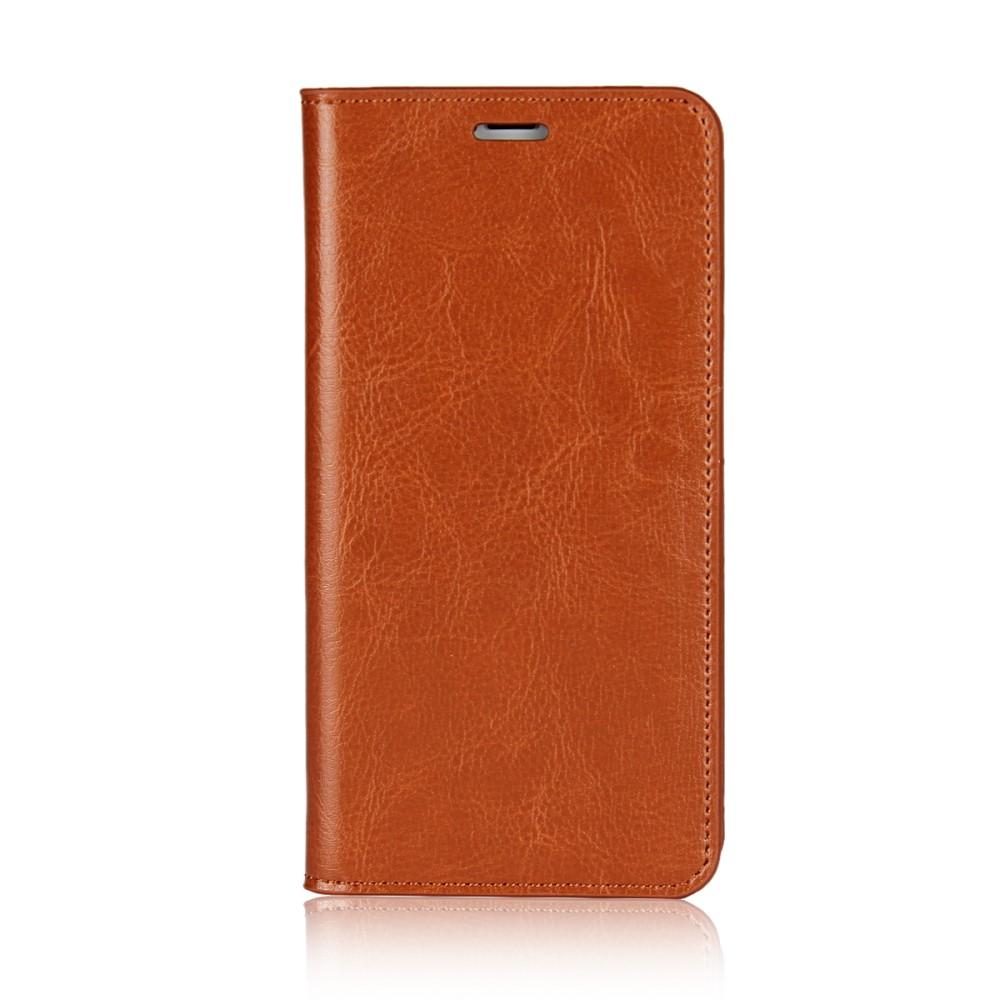 iPhone X/XS Handytasche aus Echtem Leder Braun