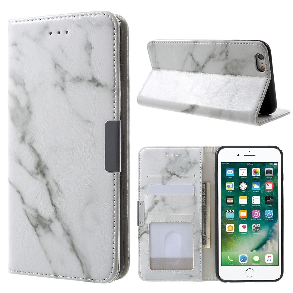 iPhone 6/6S Handytasche White Marble