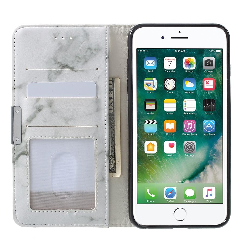 iPhone 6/6S Handytasche White Marble