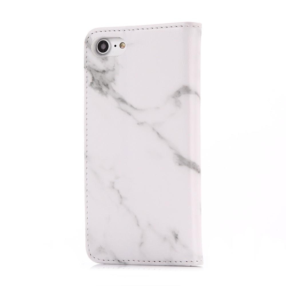 iPhone 7/8/SE Handytasche White Marble