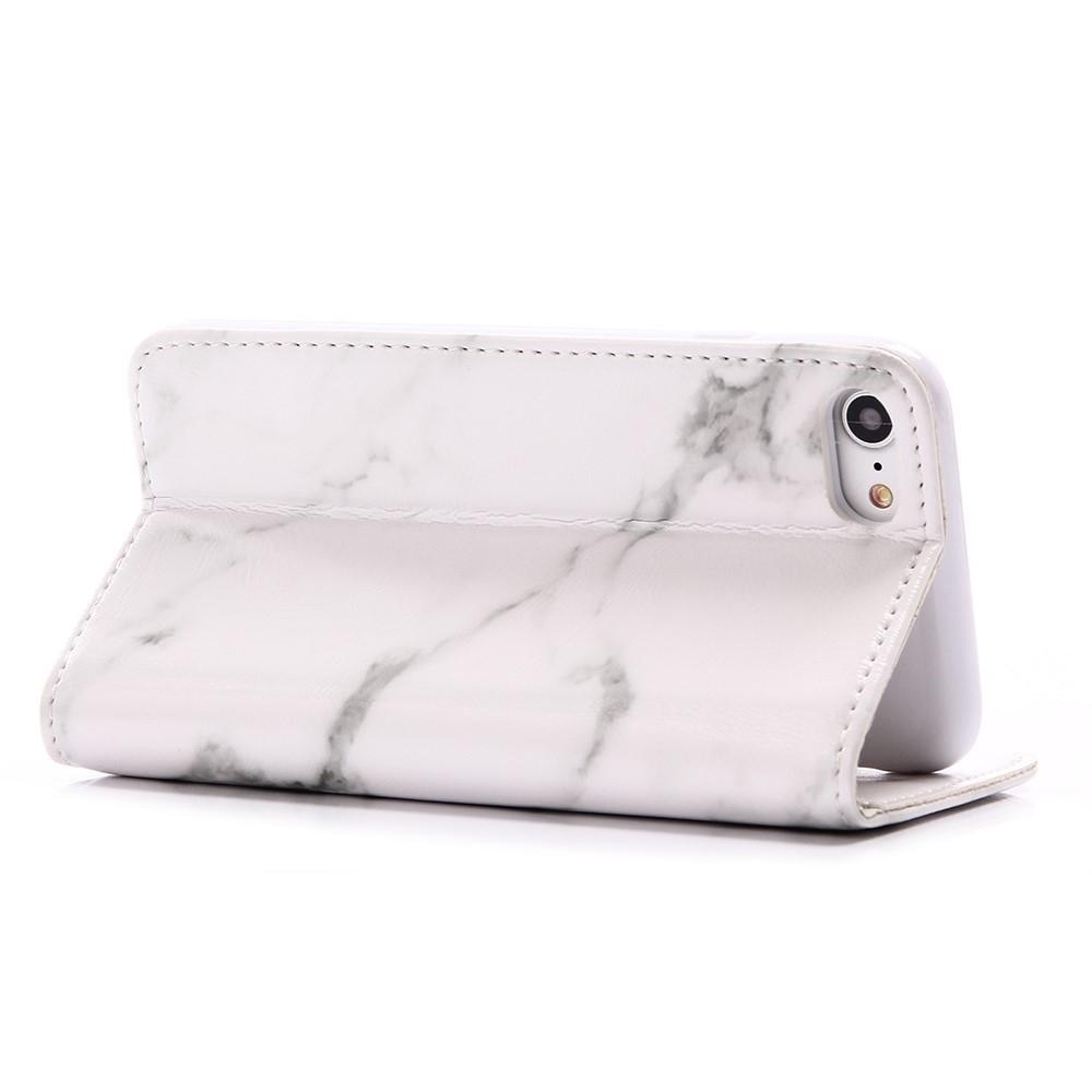 iPhone 7/8/SE Handytasche White Marble