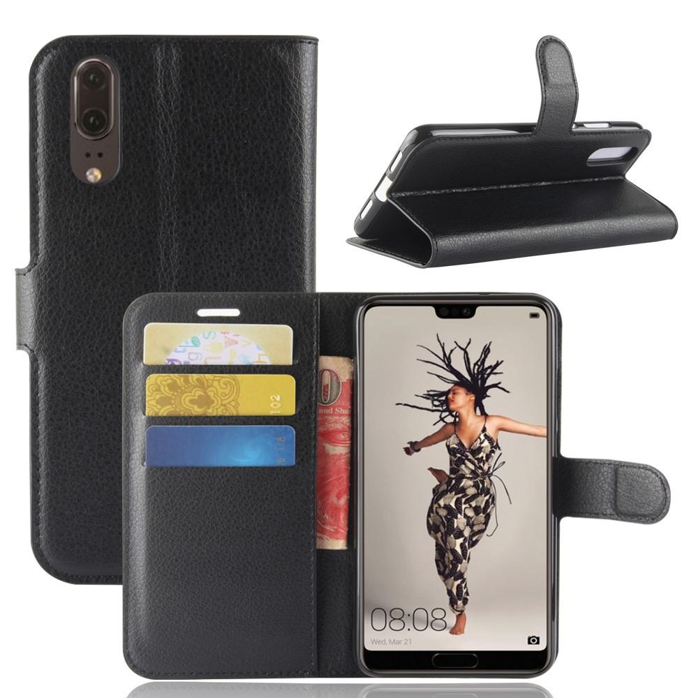 Huawei P20 Handytasche Schwarz