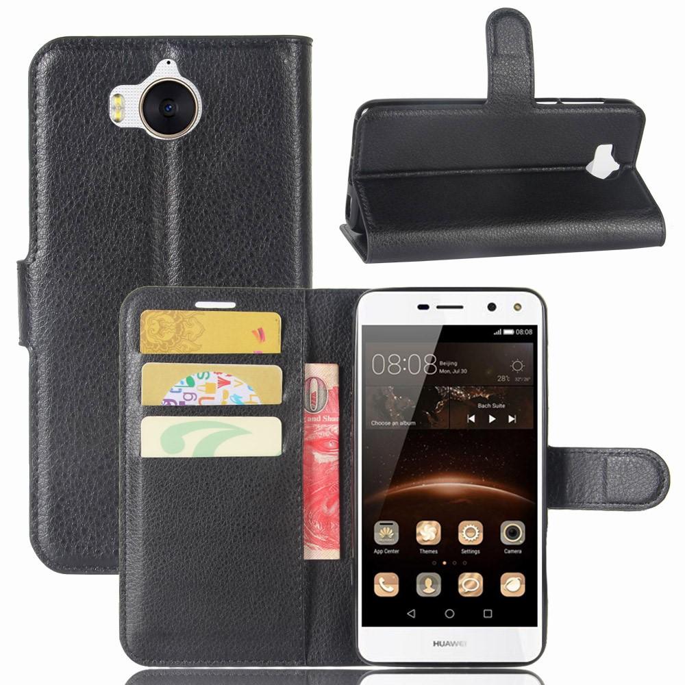 Huawei Y6 2017 Handytasche Schwarz