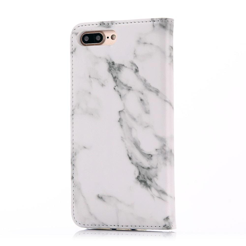 iPhone 7 Plus/8 Plus Handytasche White Marble