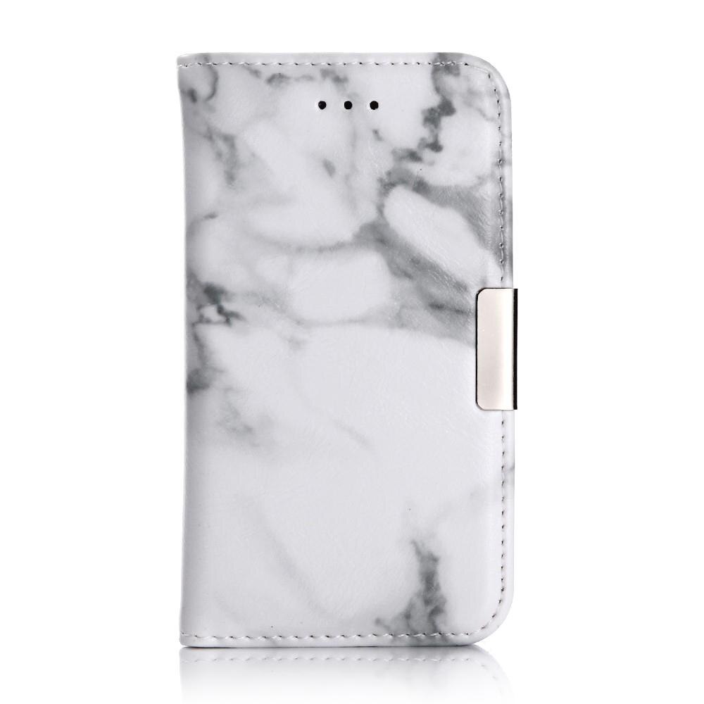 iPhone 5/5S/SE Handytasche White Marble