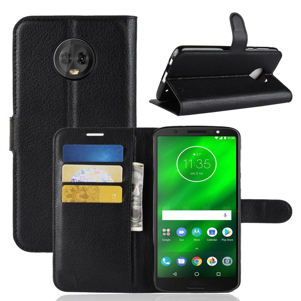 Motorola Moto G6 Plus Handytasche Schwarz