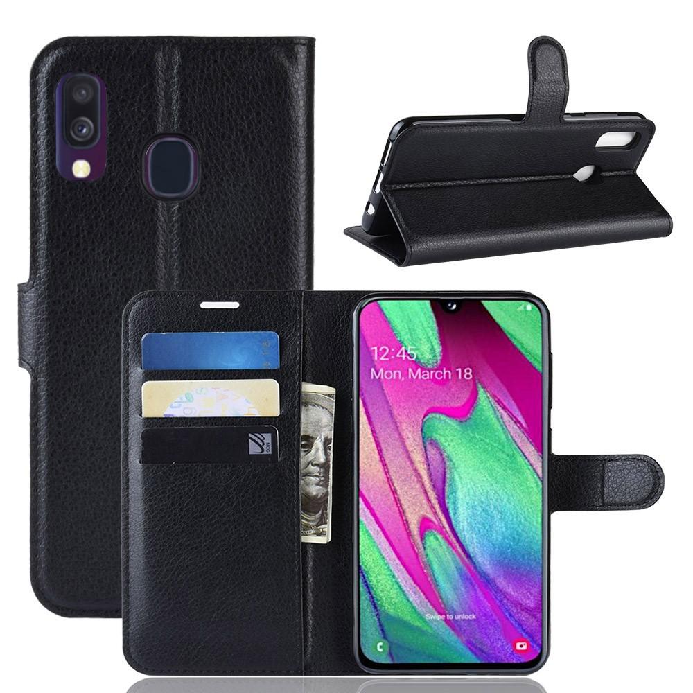 Samsung Galaxy A40 Handytasche Schwarz