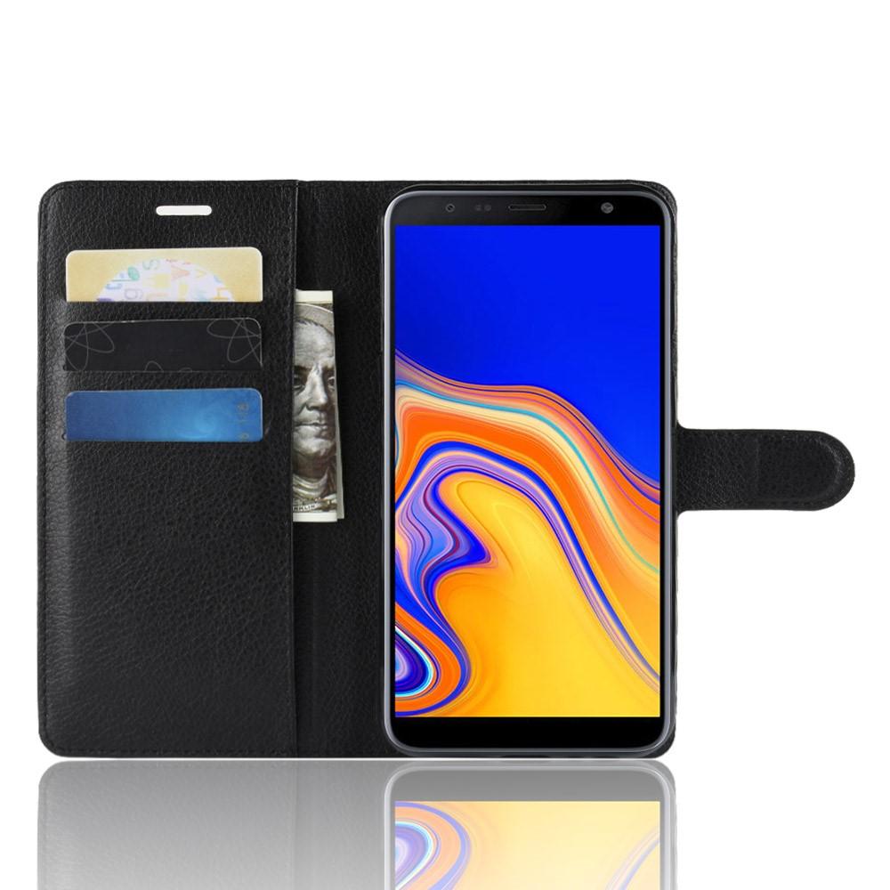 Samsung Galaxy J4 Plus 2018 Handytasche Schwarz