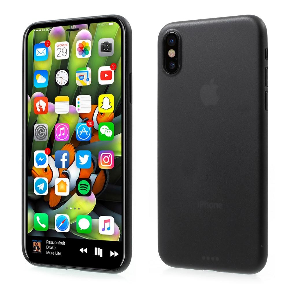 iPhone X/XS Handyhülle UltraThin Schwarz