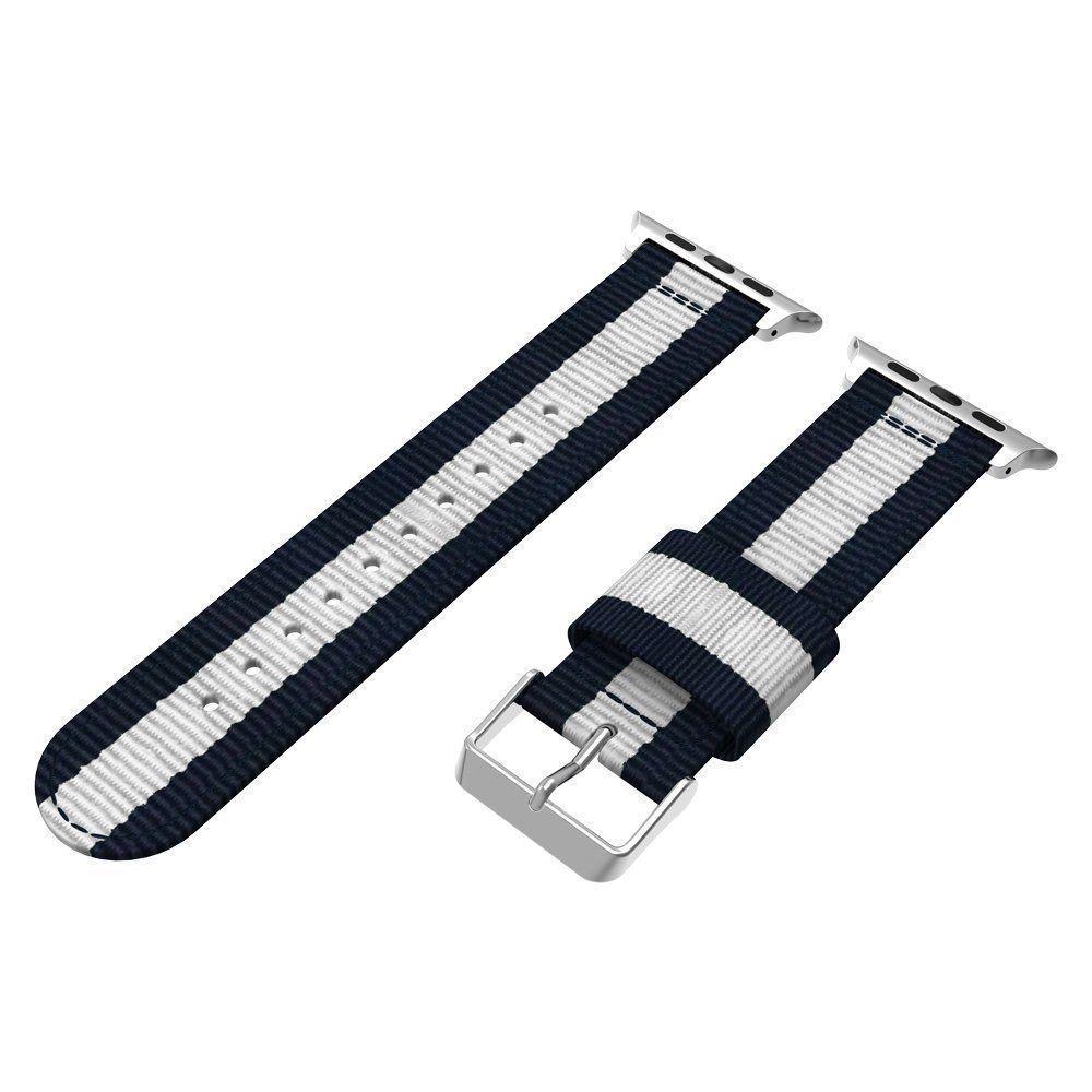 Apple Watch 38/40/41 mm Nylon-Armband Weiß