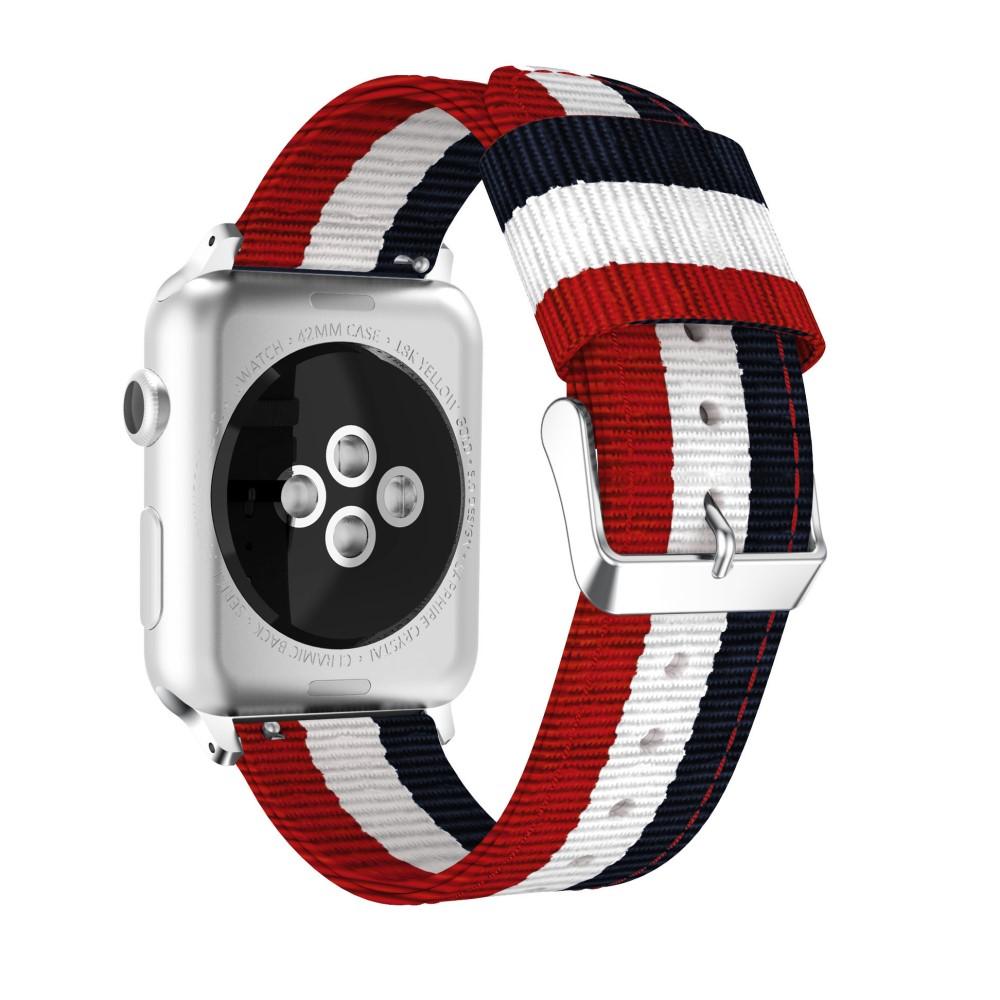 Apple Watch 41mm Series 8 Nylon-Armband Rot