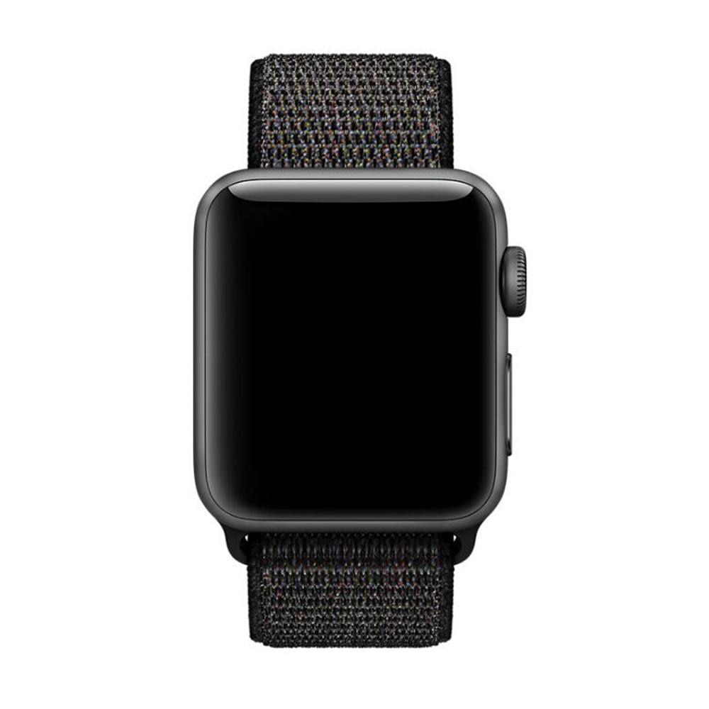 Apple Watch 38/40/41 mm Nylon-Armband Schwarz