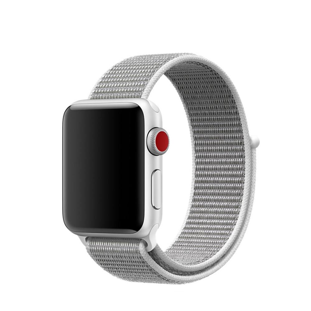 Apple Watch 42/44/45 mm Nylon-Armband grau
