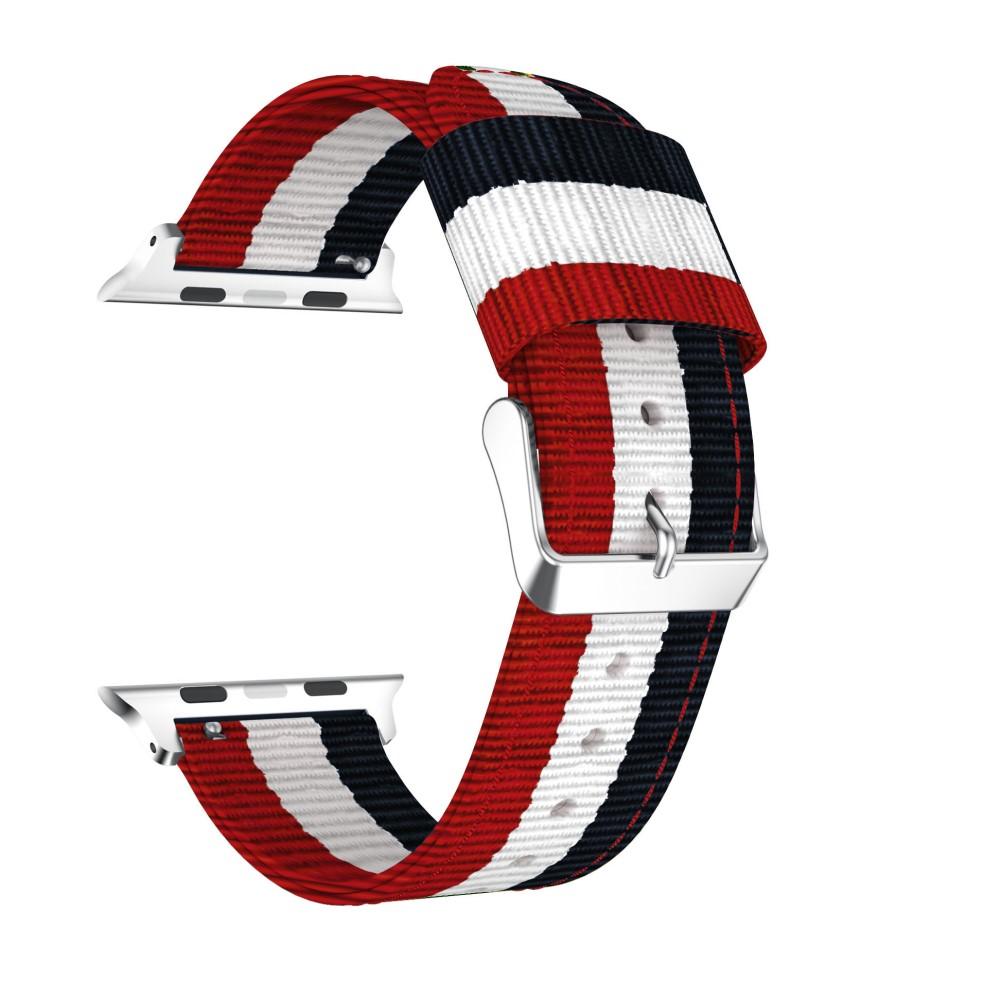 Apple Watch 42/44/45 mm Nylon-Armband Rot