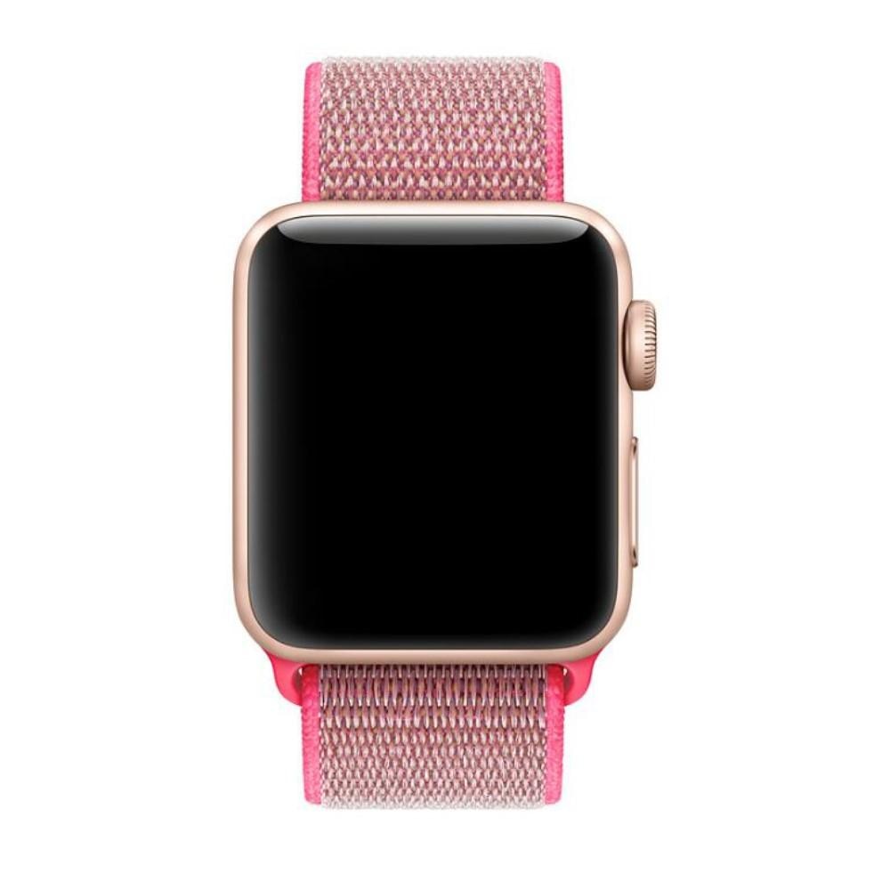 Apple Watch 42/44/45 mm Nylon-Armband Rosa