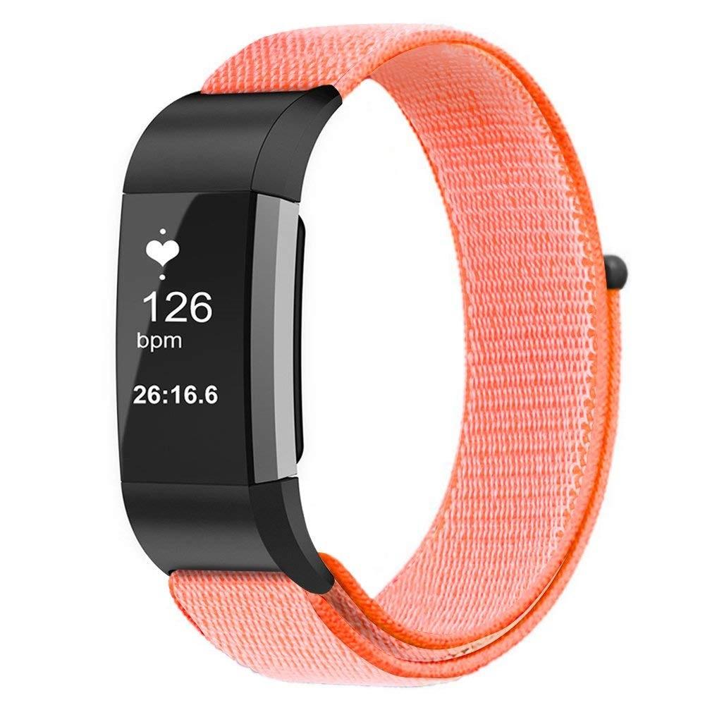 Fitbit Charge 3/4 Nylon-Armband Orange