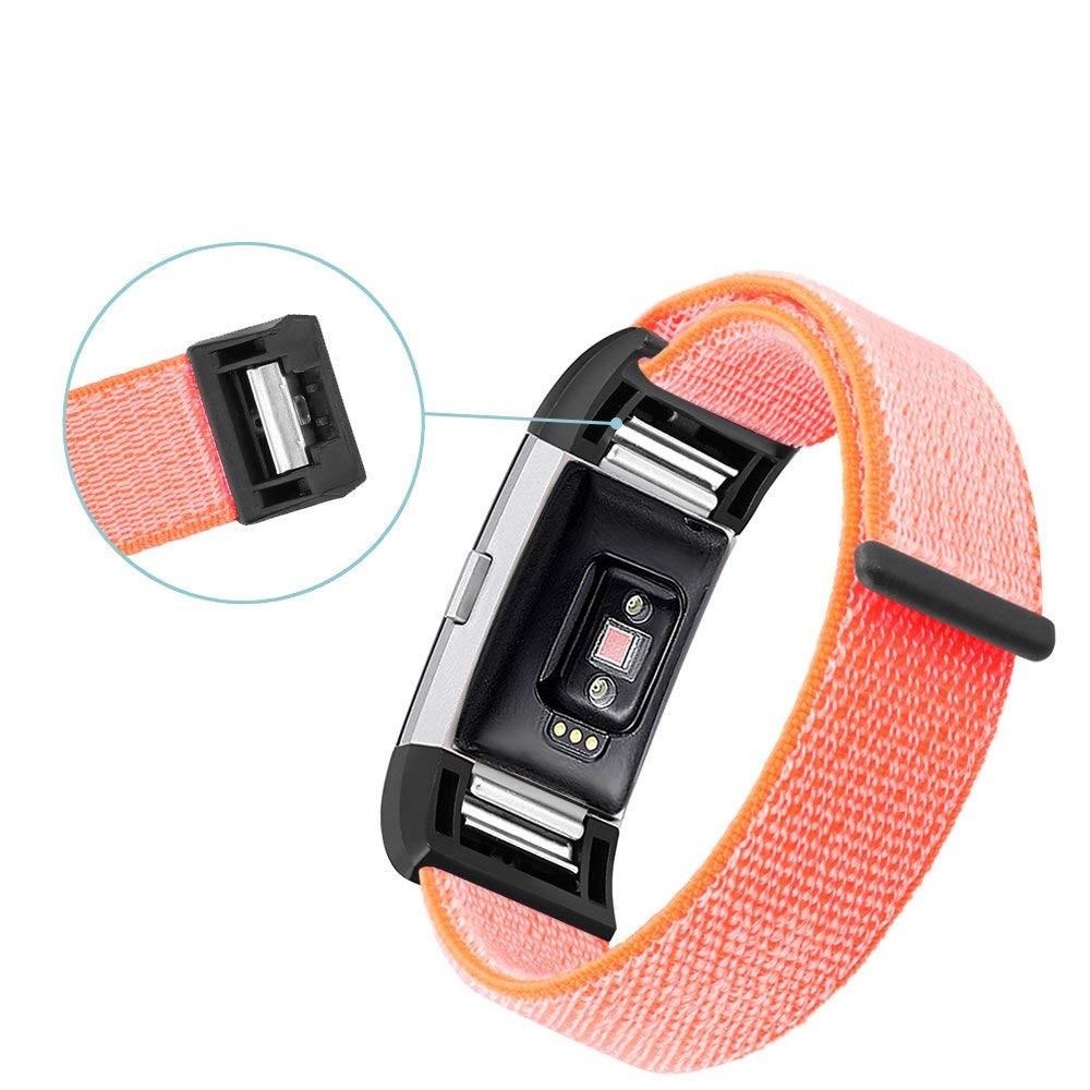 Fitbit Charge 3/4 Nylon-Armband Orange