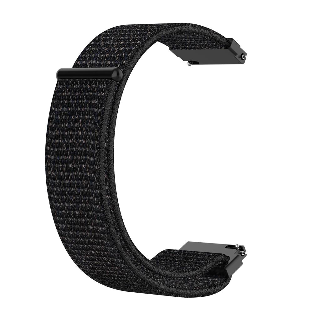 Garmin Forerunner 245/645 Nylon-Armband Schwarz