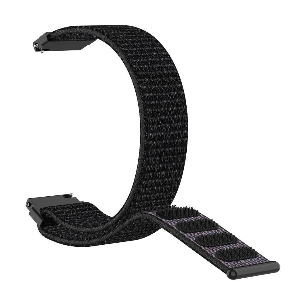 Garmin Forerunner 245/645 Nylon-Armband Schwarz