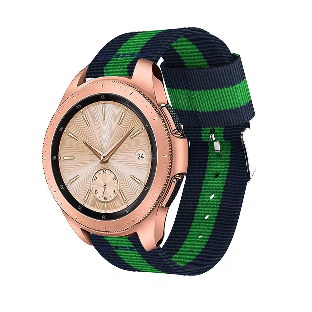 Samsung Galaxy Watch 42mm Nylon-Armband Grün