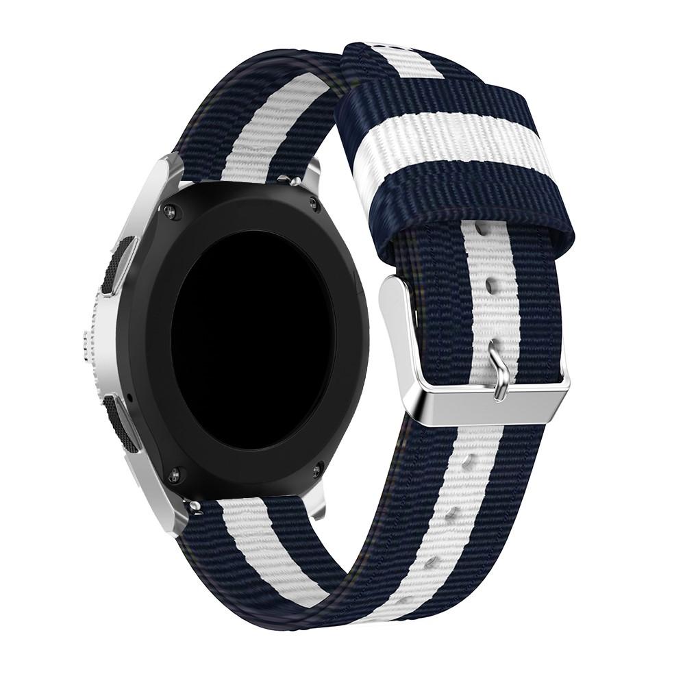 Mibro A1 Nylon-Armband blau/weiß