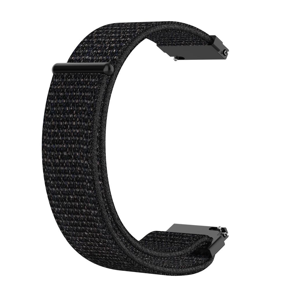 Universal 18mm Nylon-Armband schwarz