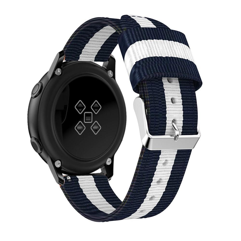 Samsung Galaxy Watch Active Nylon-Armband Weiß
