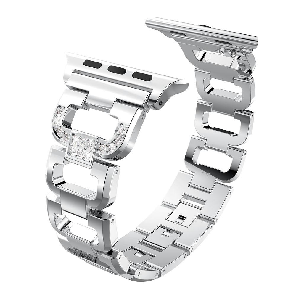 Apple Watch 38/40/41 mm Rhinestone Bracelet Silber