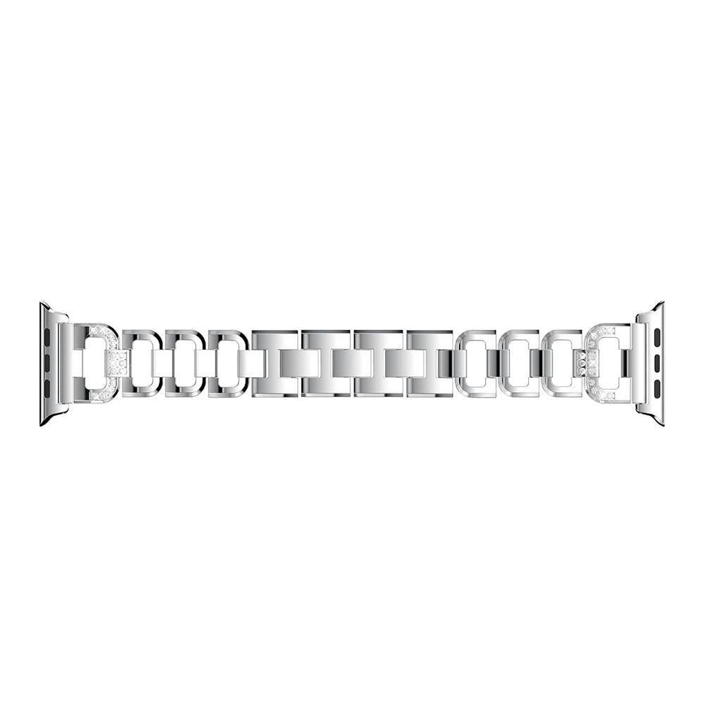 Apple Watch 42/44/45 mm Rhinestone Bracelet Silber