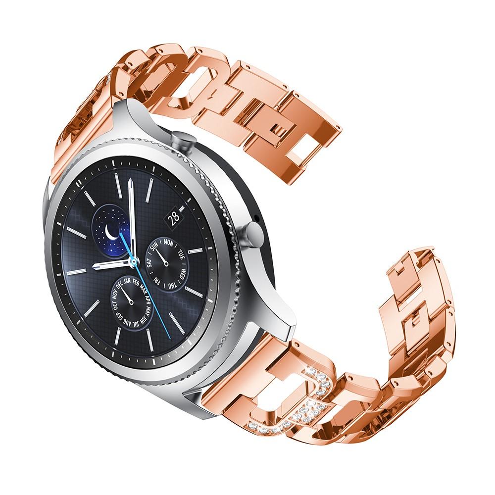Samsung Galaxy Watch 46mm/Gear S3 Rhinestone Bracelet Gold