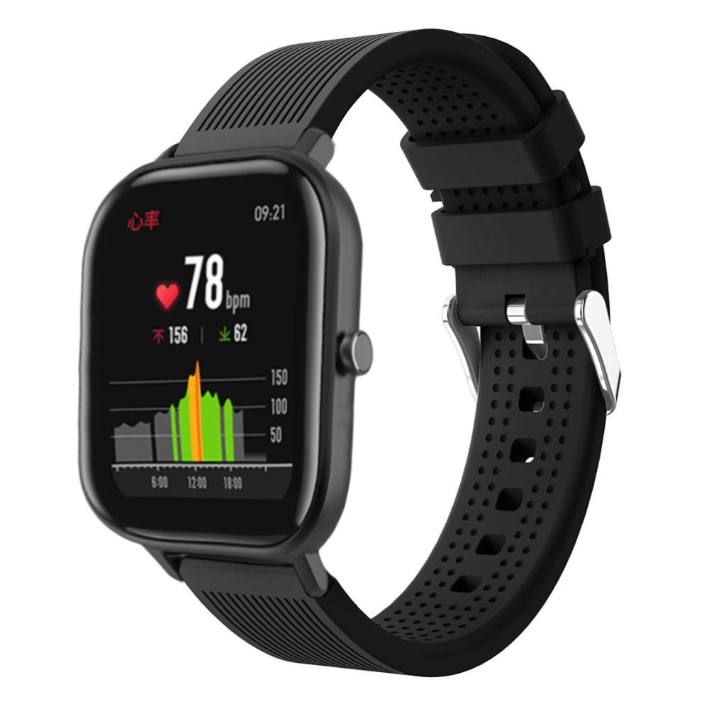 Xiaomi Amazfit GTS Armband aus Silikon, schwarz