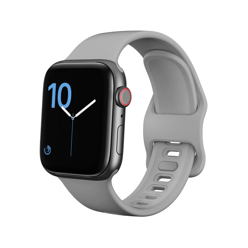 Apple Watch 40mm-Armband aus Silikon, grau