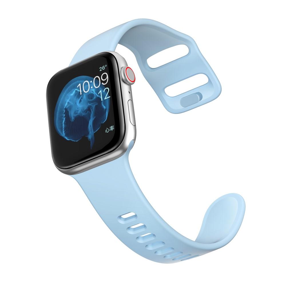 Apple Watch 41mm Series 9-Armband aus Silikon, hellblau