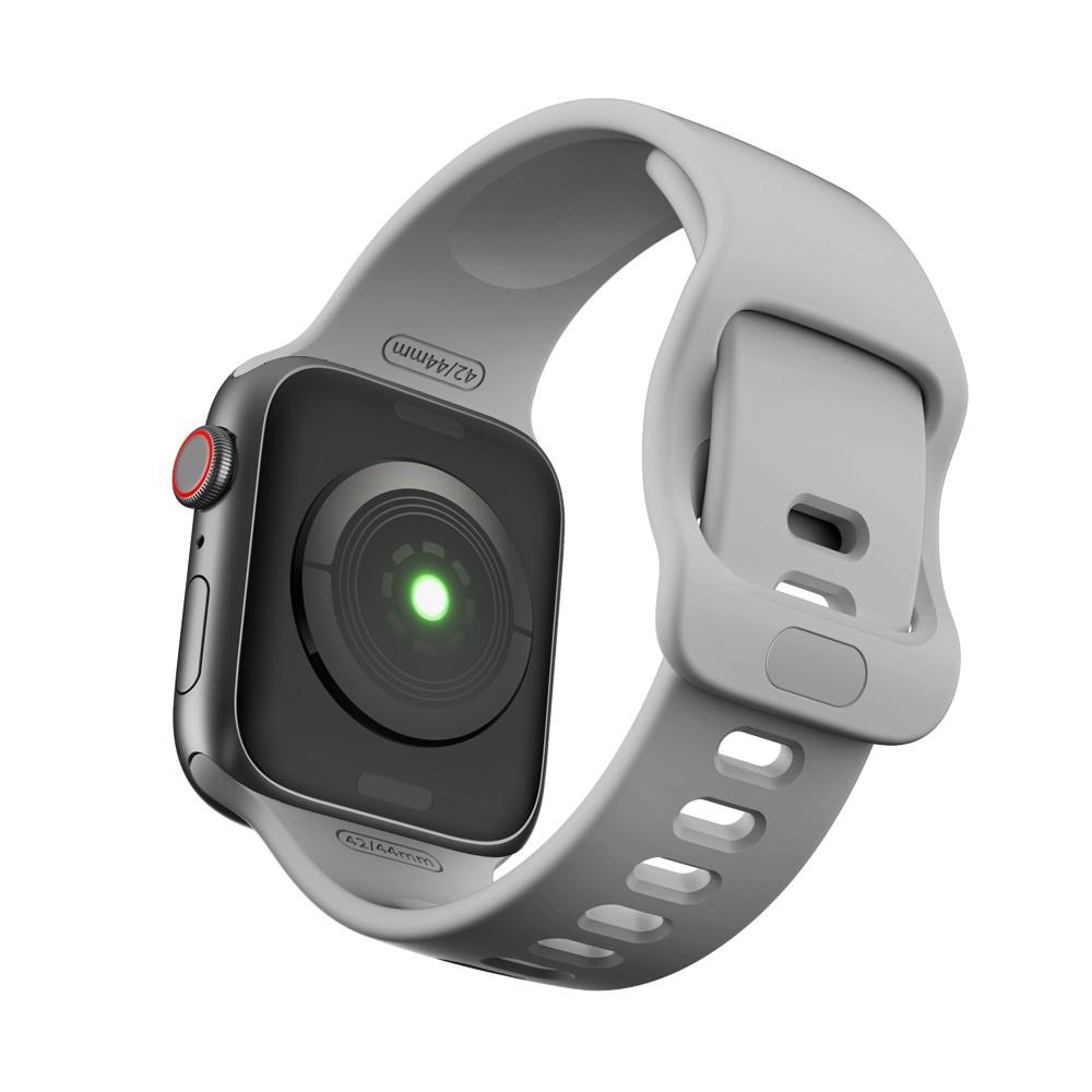 Apple Watch 42mm-Armband aus Silikon grau