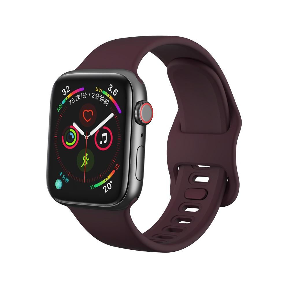 Apple Watch 42mm Armband aus Silikon lila