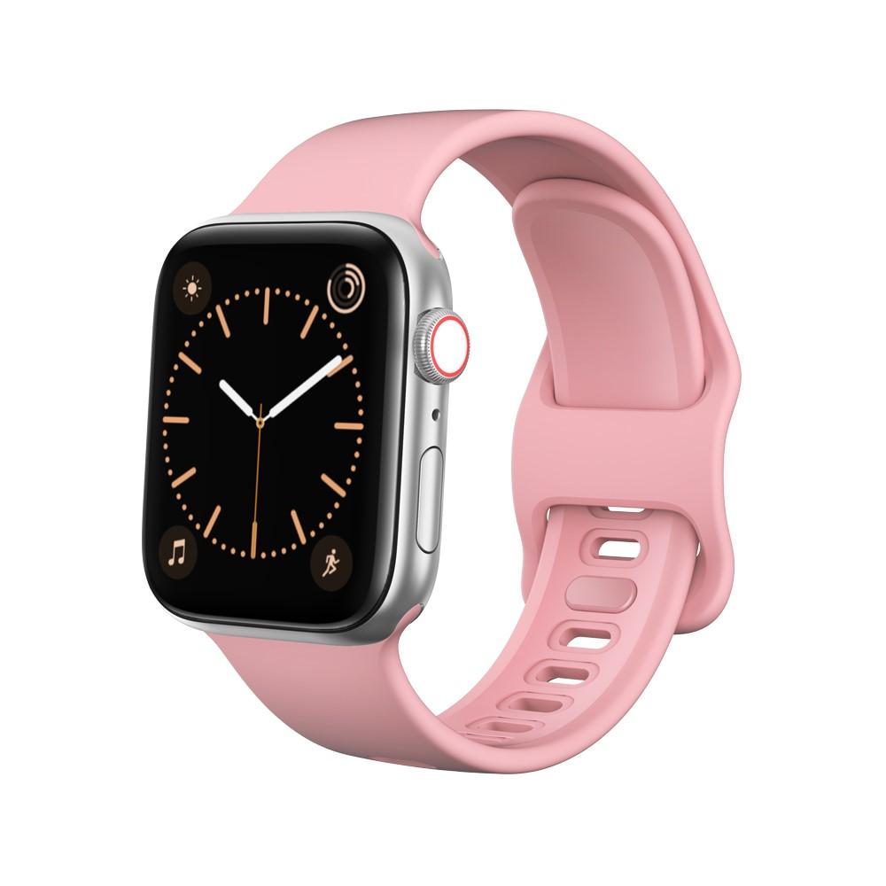 Apple Watch SE 44mm-Armband aus Silikon rosa