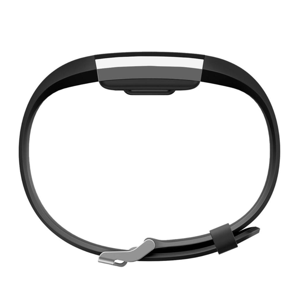 Fitbit Charge 2 Armband aus Silikon Schwarz