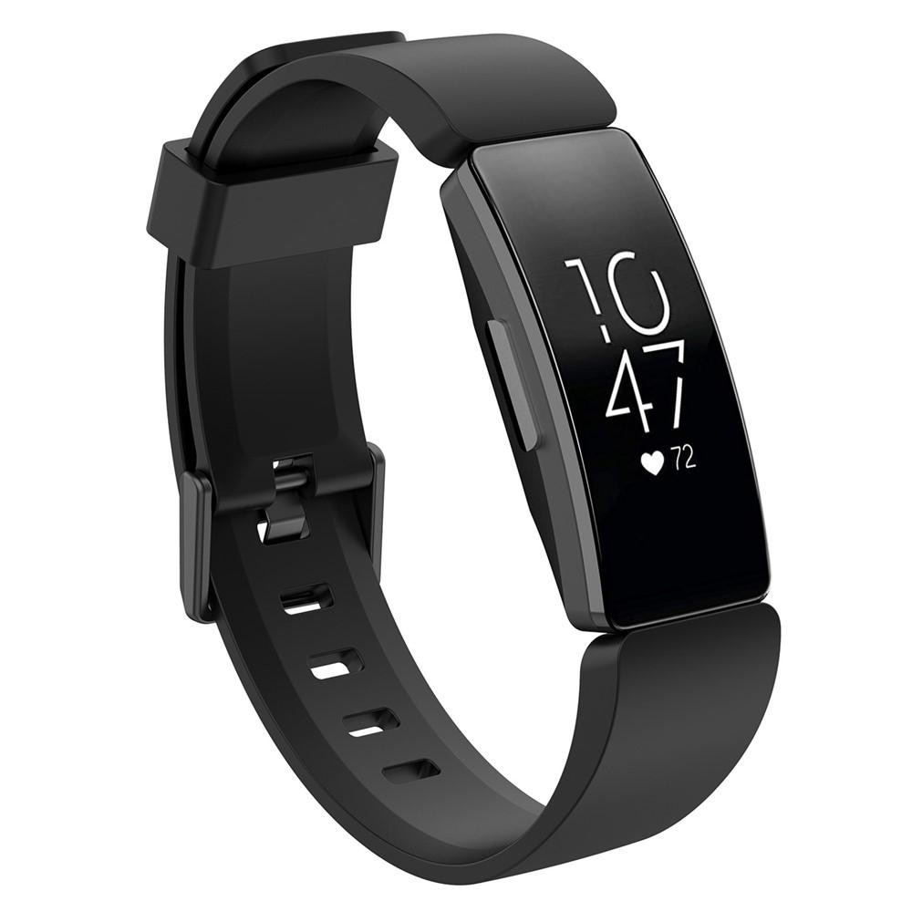 Fitbit Inspire/Inspire 2 Armband aus Silikon, schwarz