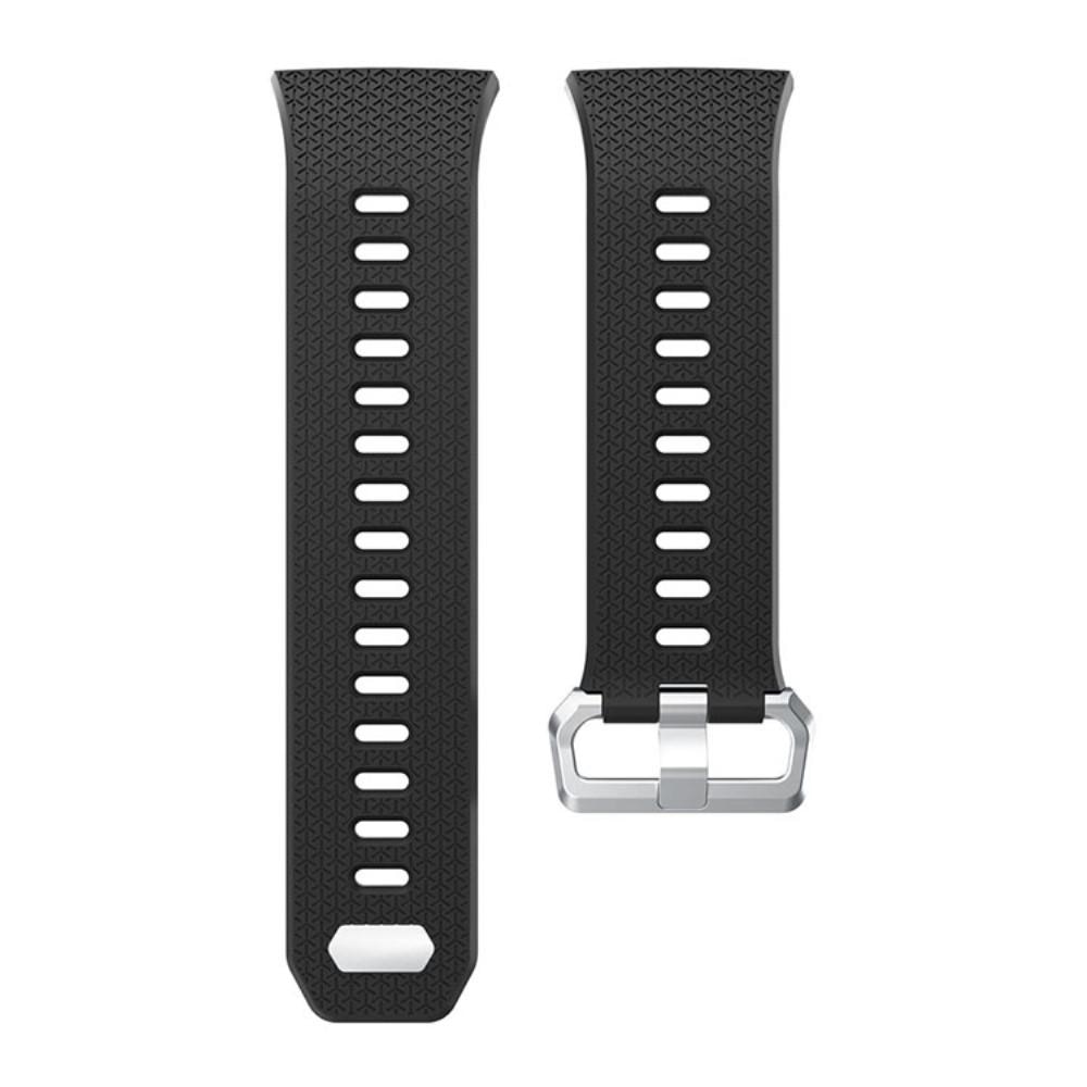 Fitbit Ionic Armband aus Silikon, schwarz