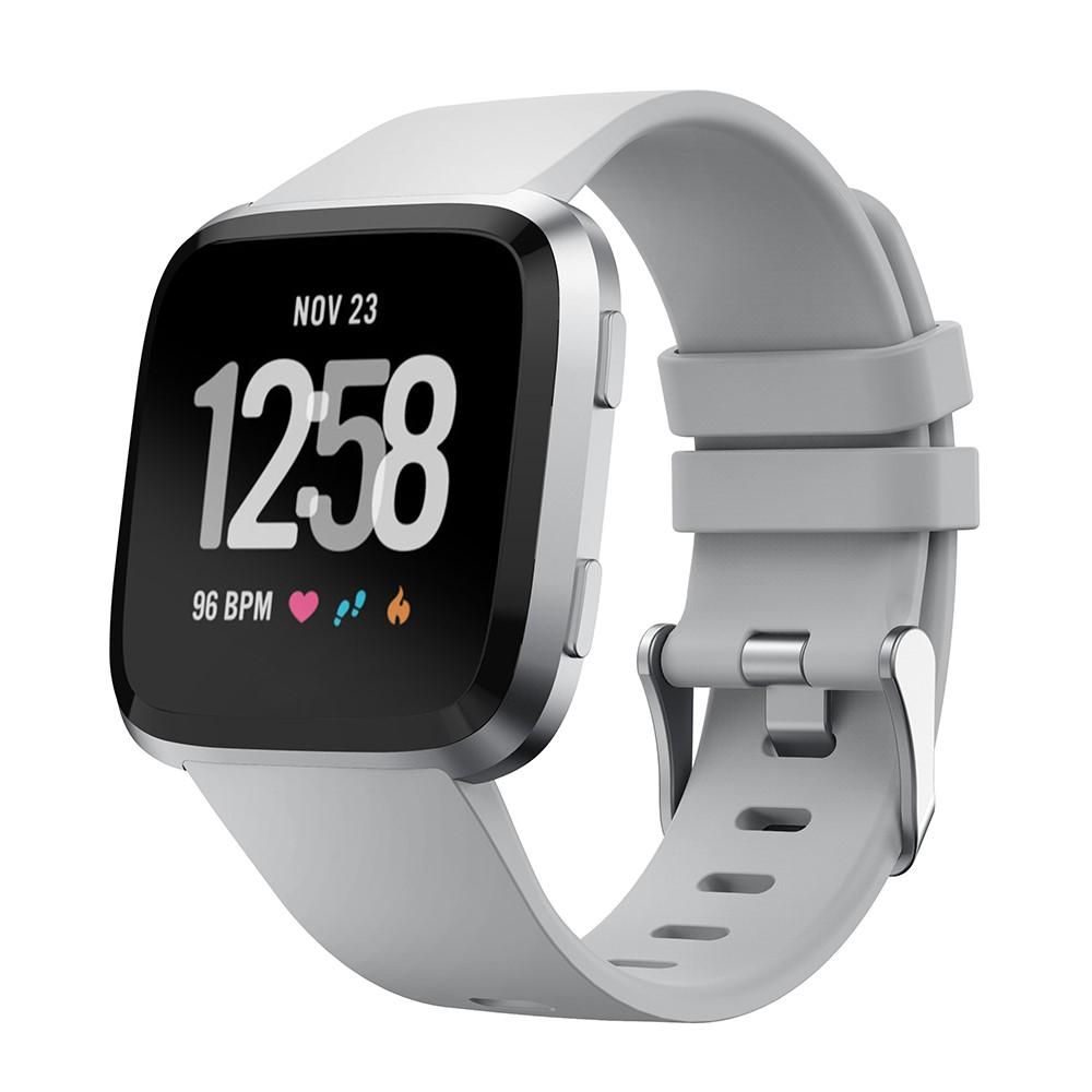 Fitbit Versa/Versa 2 Armband aus Silikon, grau