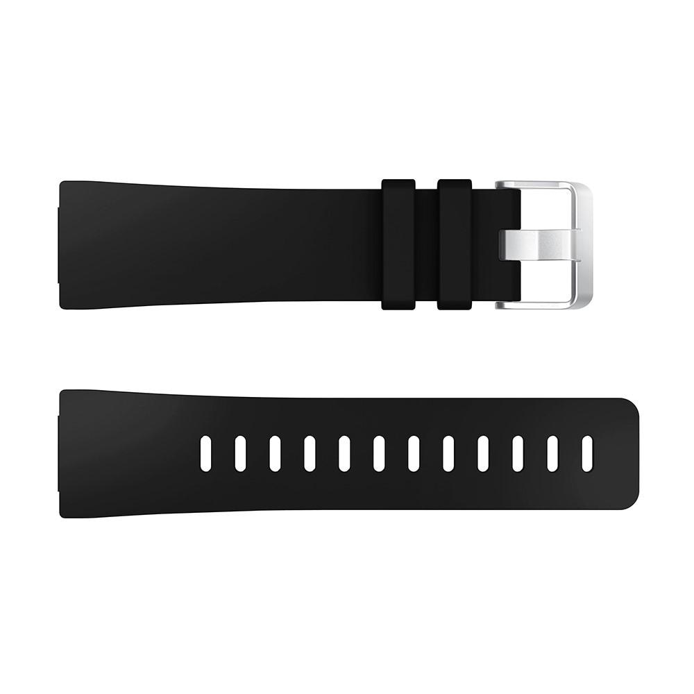 Fitbit Versa/Versa 2 Armband aus Silikon, schwarz