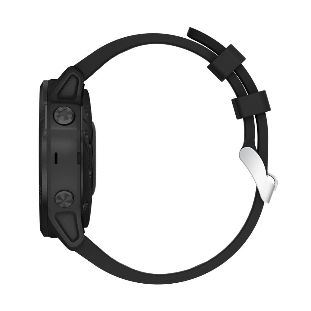 Garmin Fenix 7S Armband aus Silikon, schwarz