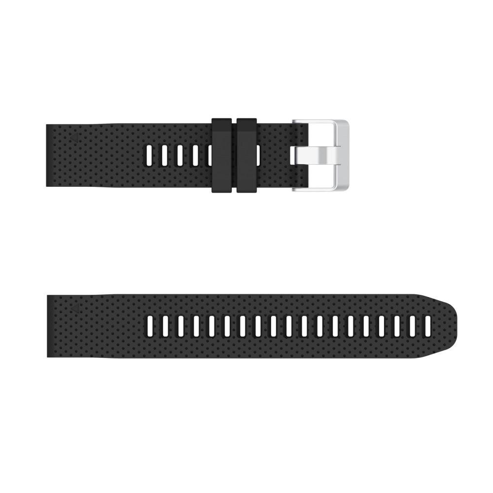 Garmin Fenix 7S Pro Armband aus Silikon, schwarz