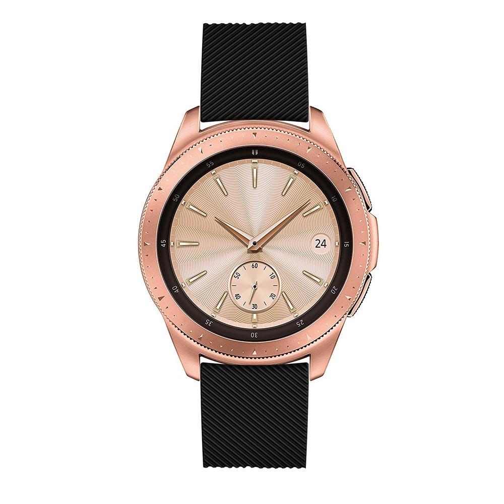 Samsung Galaxy Watch 42mm Armband aus Silikon Schwarz